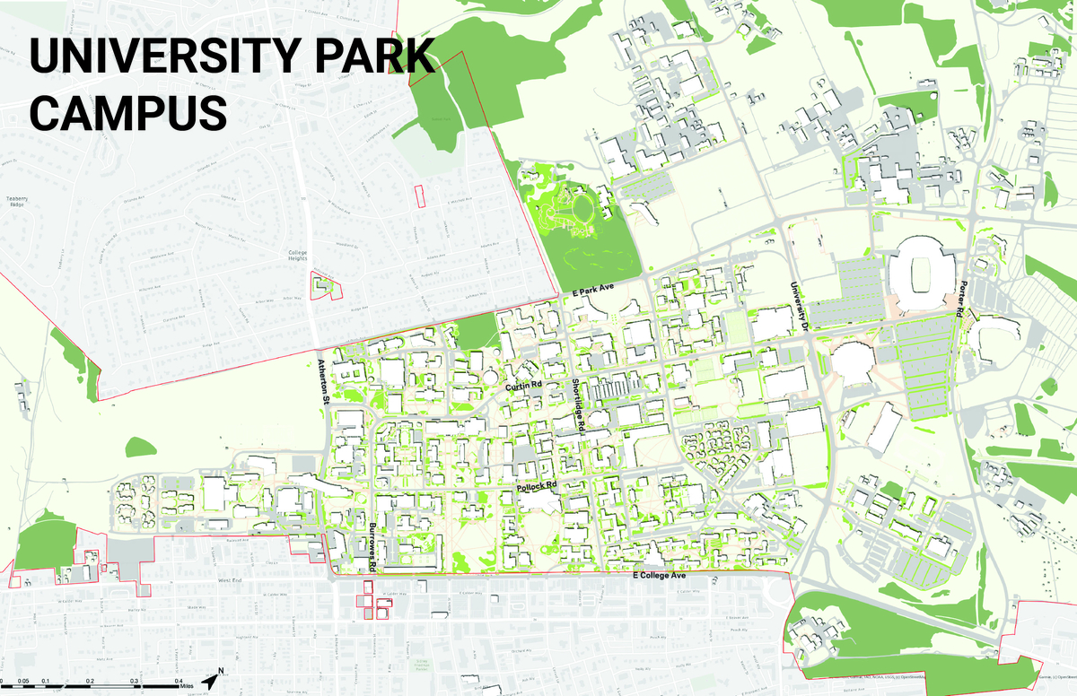 University Park Campus Map